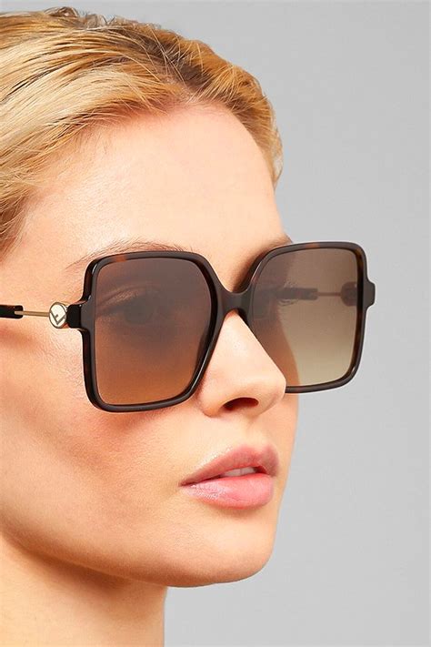 fendi sunglasses sale|fendi oversized 56mm sunglasses.